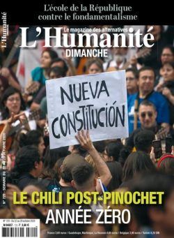 L’Humanite Dimanche – 22 Octobre 2020