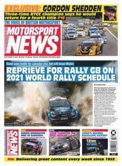 Motorsport News – October 15, 2020