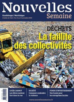 Nouvelles Semaine – 13 Novembre 2020