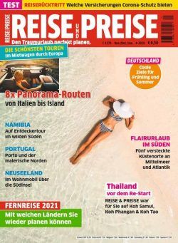 Reise und Preise – November 2020 – Januar 2021