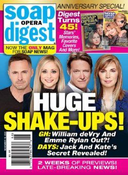 Soap Opera Digest – November 16, 2020