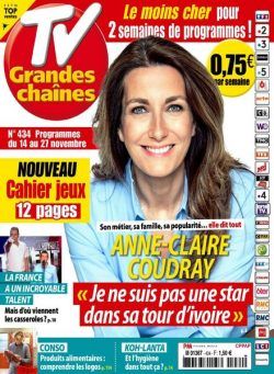 TV Grandes chaines – 14 Novembre 2020