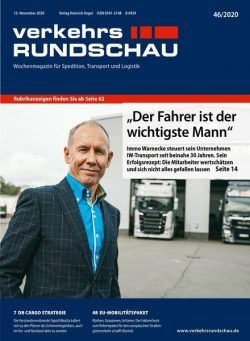 VerkehrsRundschau – 09 November 2020