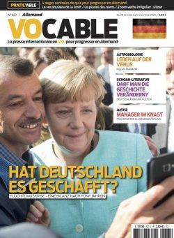 Vocable Allemand – 29 Octobre 2020