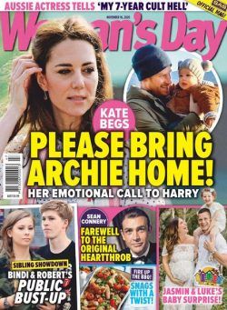 Woman’s Day Australia – November 16, 2020