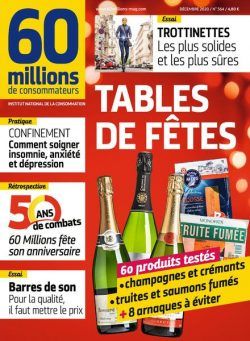 60 Millions de Consommateurs – Decembre 2020