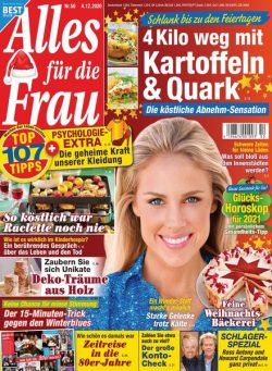 Alles fur die Frau – 04 Dezember 2020