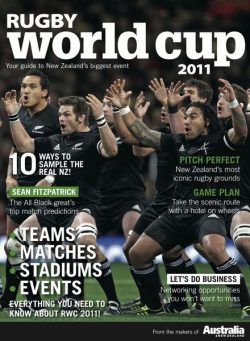 Australia & New Zealand – Rugby world Cup 2011