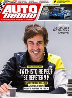 Auto Hebdo – 25 Novembre 2020