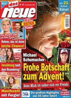 Das Neue – 28 November 2020