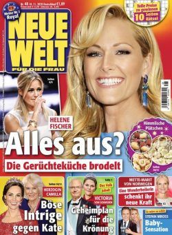 Neue Welt – 18 November 2020