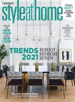 Style at Home Canada – January 2021