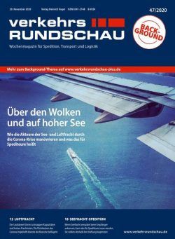 VerkehrsRundschau – 16 November 2020