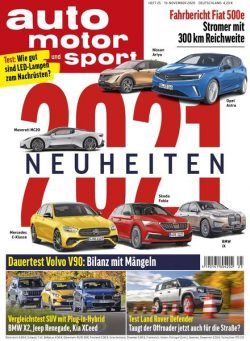 Auto Motor und Sport Magazin – 19 November 2020