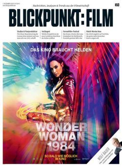 Blickpunkt Film – 7 Dezember 2020