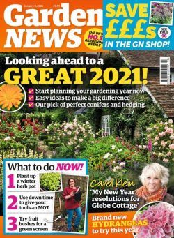 Garden News – 29 December 2020