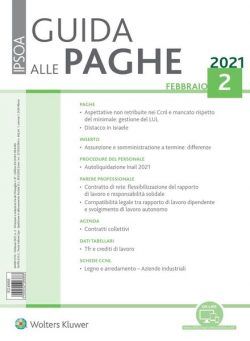 Guida alle paghe – Febbraio 2021