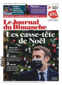 Le Journal du Dimanche – 20 decembre 2020