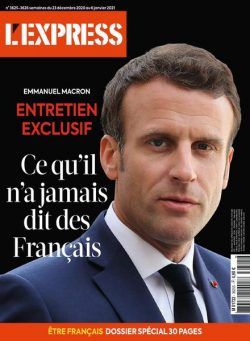 L’Express – 23 decembre 2020