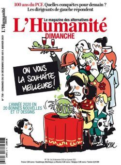 L’Humanite Dimanche – 24 Decembre 2020