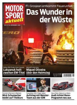 MOTORSPORT aktuell – 01 Dezember 2020