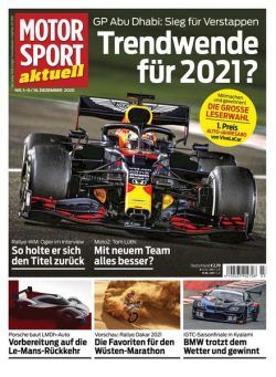 MOTORSPORT aktuell – 16 Dezember 2020