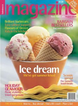 Sainsbury’s Magazine – August 2004