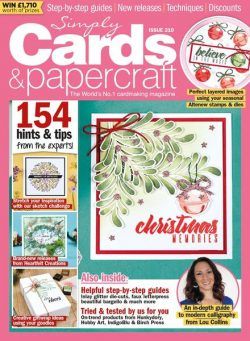 Simply Cards & Papercraft – Issue 210 – October 2020