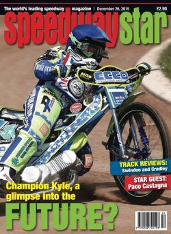 Speedway Star – December 26, 2015