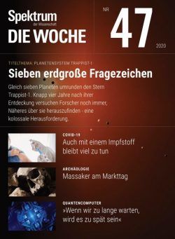 Spektrum – Die Woche – 19 November 2020