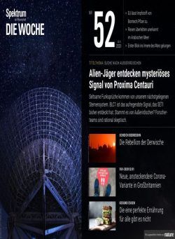 Spektrum Die Woche Magazin – 23 Dezember 2020