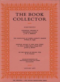 The Book Collector – Autumn 1967