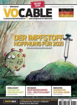 Vocable Allemand – 24 Decembre 2020