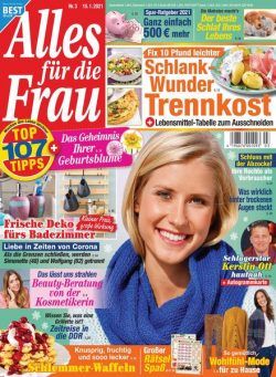 Alles fur die Frau – 15 Januar 2021