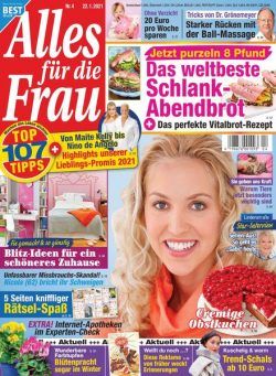 Alles fur die Frau – 22 Januar 2021