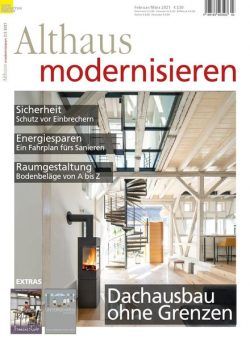 Althaus Modernisieren – Februar-Marz 2021