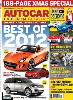 Autocar UK – 19-26 December 2012