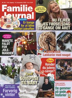 Familie Journal – 19 december 2020