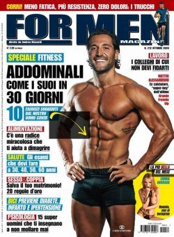 For Men Magazine – Ottobre 2020