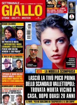 Giallo – 20 Gennaio 2021