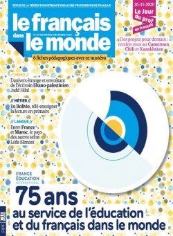 Le francais dans le monde – novembre 2020