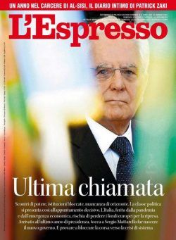 l’Espresso – 31 Gennaio 2021