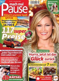 Mach mal Pause – 09 Dezember 2020