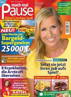 Mach mal Pause – 20 Januar 2021