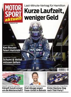 MOTORSPORT aktuell – 09 Februar 2021