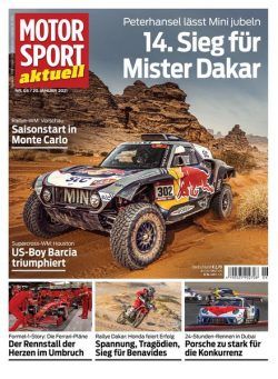 MOTORSPORT aktuell – 19 Januar 2021