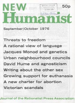 New Humanist – September-October 1976