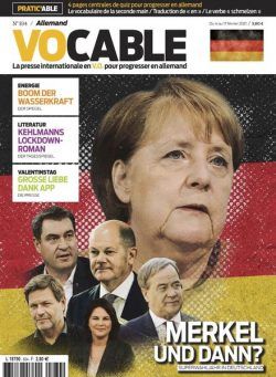 Vocable Allemand – 4 Fevrier 2021