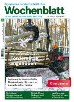 Bayerisches Landwirtschaftliches Wochenblatt Oberbayern – 25 Februar 2021