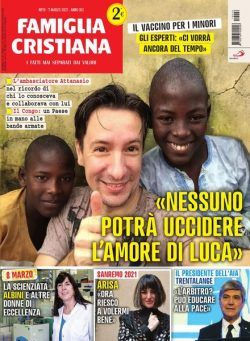 Famiglia Cristiana – 7 Marzo 2021